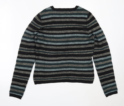 Womens UK Size M Oasis Black Pullover Jumper