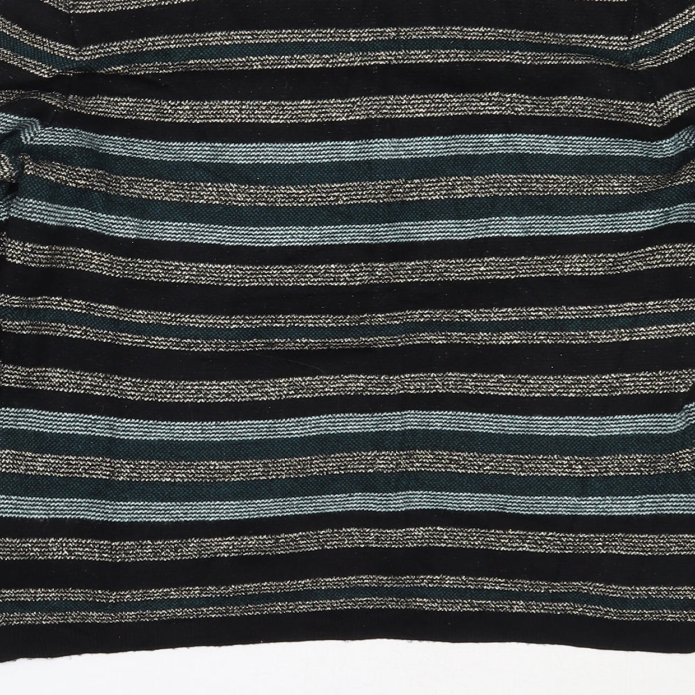 Womens UK Size M Oasis Black Pullover Jumper