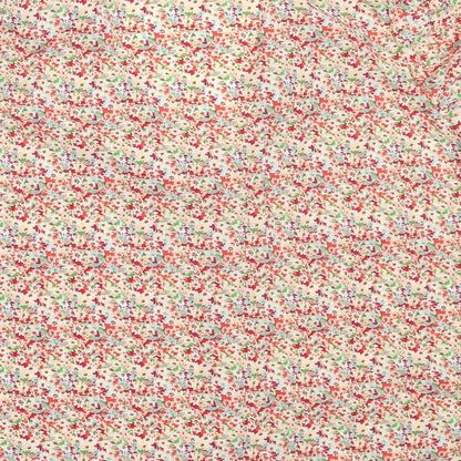 SheIn Womens Red Floral Polyester Basic Blouse Size L V-Neck