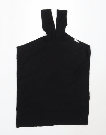 Womens UK Size 10 NEXT Black Basic Blouse