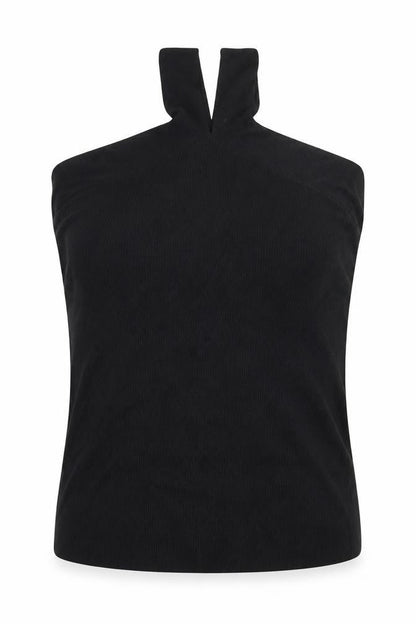 Womens UK Size 10 NEXT Black Basic Blouse