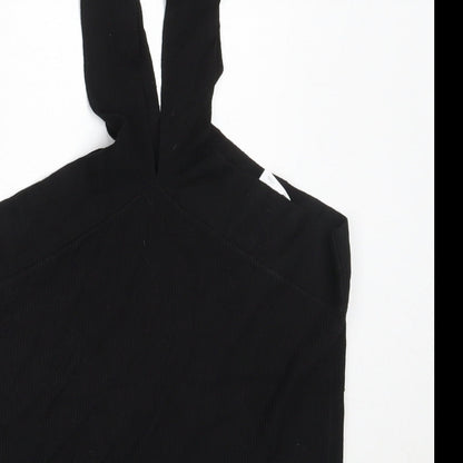 Womens UK Size 10 NEXT Black Basic Blouse