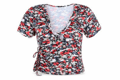 Womens UK Size L SheIn Red Basic Blouse