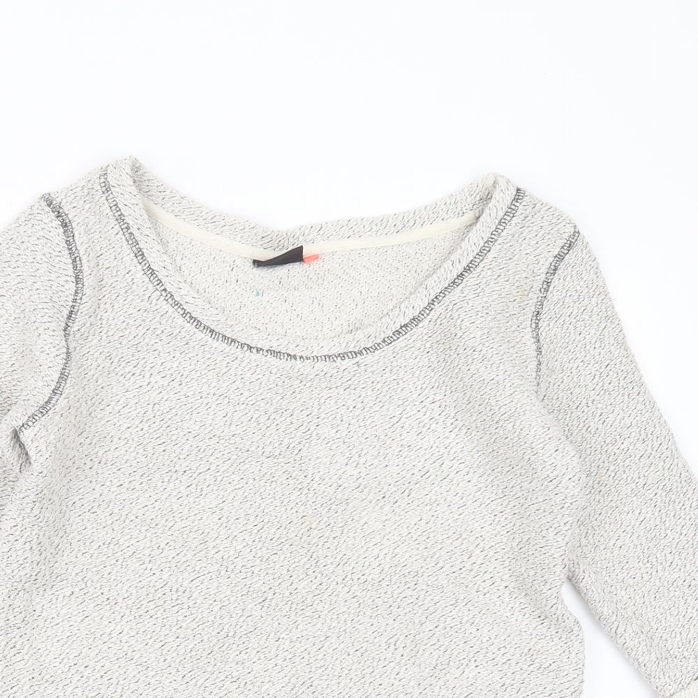 Womens UK Size XS Only Grey Pullover Jumper