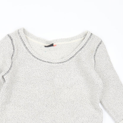 Womens UK Size XS Only Grey Pullover Jumper