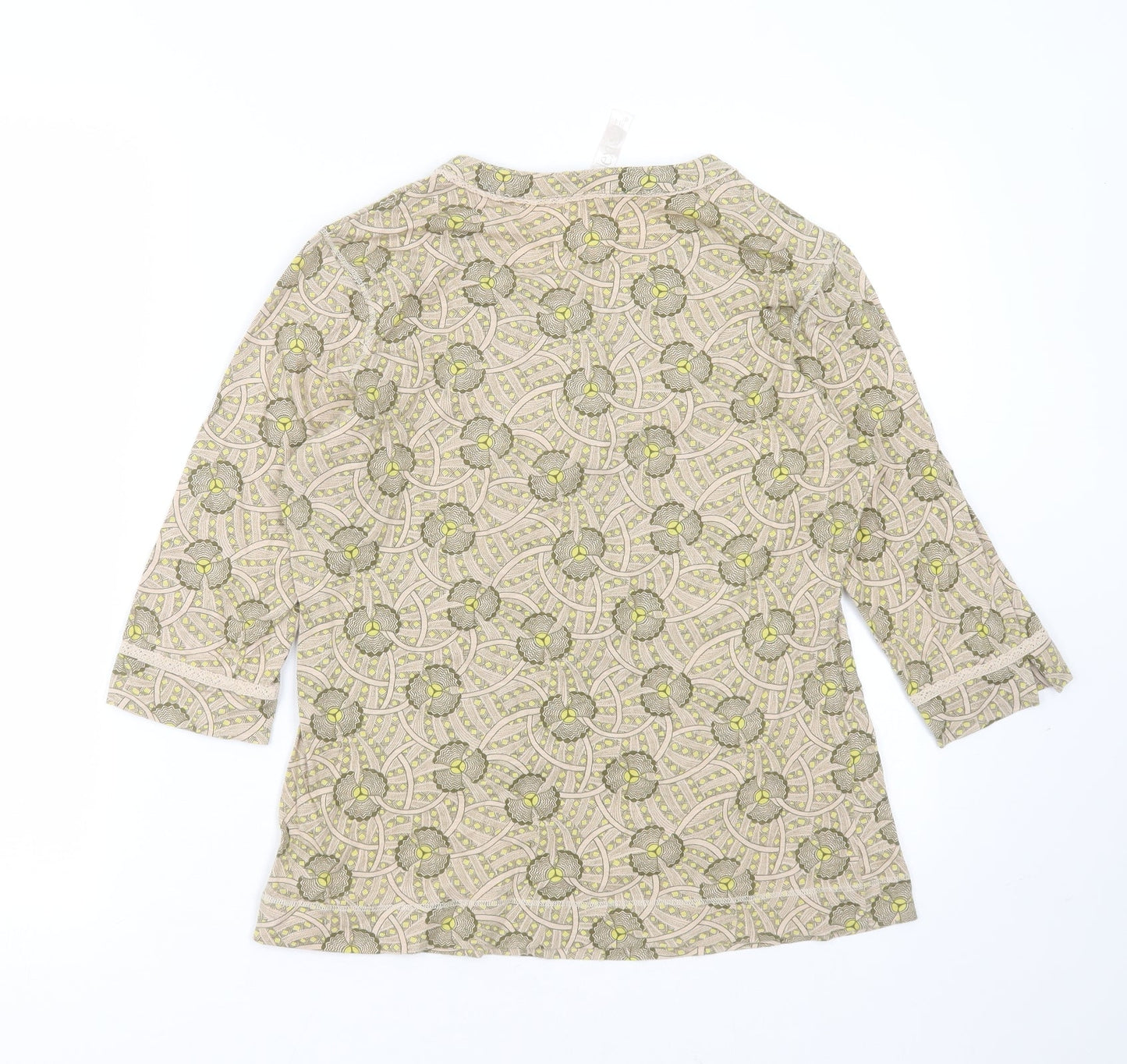 Womens UK Size 14 NEXT Green Basic T-Shirt