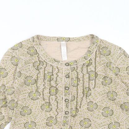 Womens UK Size 14 NEXT Green Basic T-Shirt