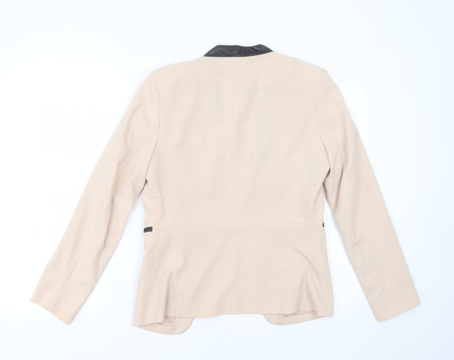 H&M Womens Pink  Polyester Jacket Blazer Size 10