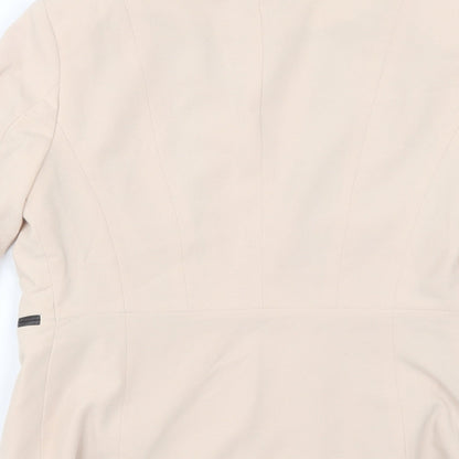 H&M Womens Pink  Polyester Jacket Blazer Size 10