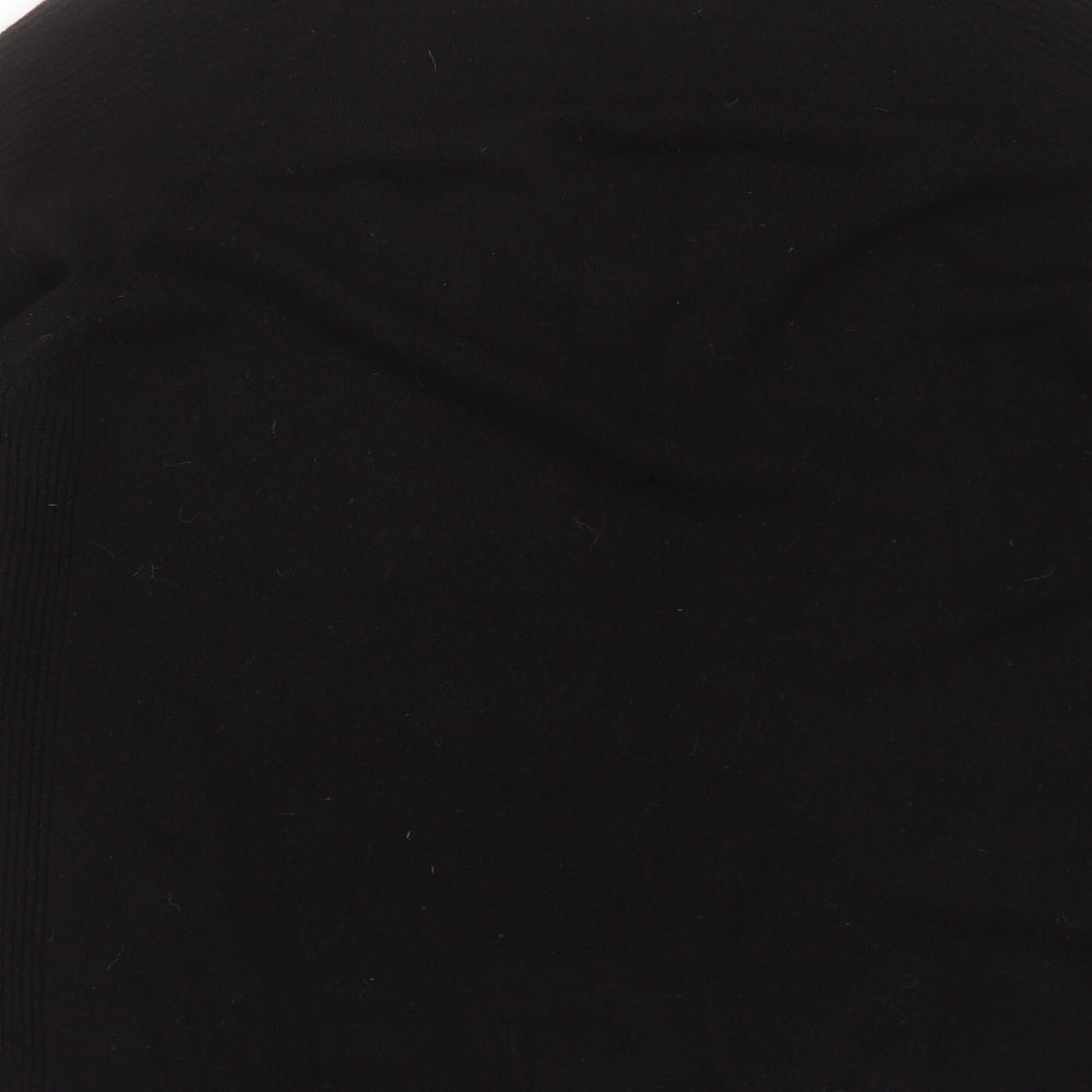 F&F Womens Beige V-Neck  Acrylic Pullover Jumper Size 14