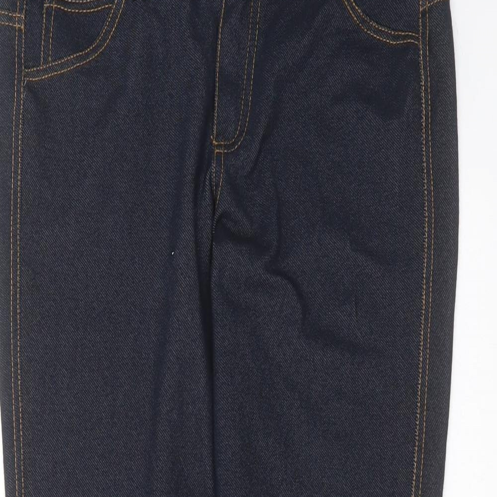 F&F Womens Blue  Cotton Jegging Jeans Size 12 L29 in Extra-Slim Zip