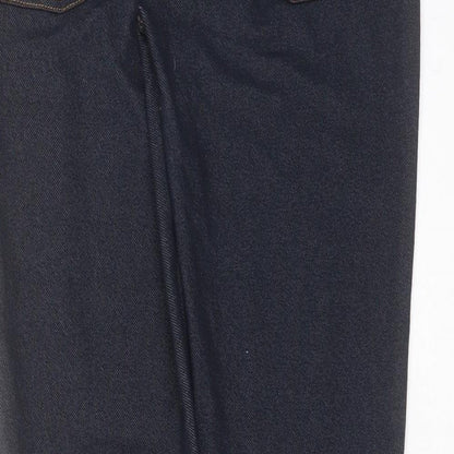 F&F Womens Blue  Cotton Jegging Jeans Size 12 L29 in Extra-Slim Zip