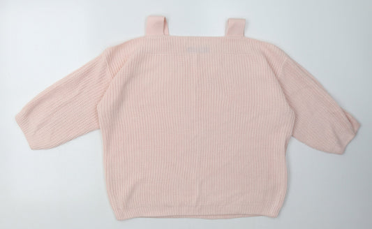 Womens UK Size L Marks and Spencer Pink Pullover Sweatshirt