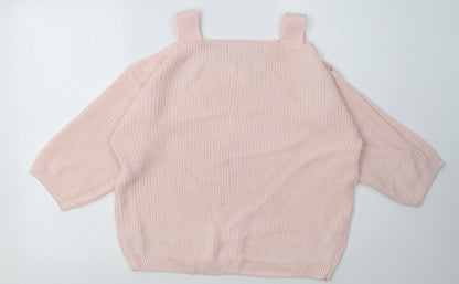 Womens UK Size L Marks and Spencer Pink Pullover Sweatshirt