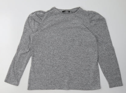 Dorothy Perkinsgrey Womens   Polyester Pullover Sweatshirt Size 18  Pullover