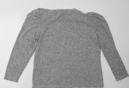 Dorothy Perkinsgrey Womens   Polyester Pullover Sweatshirt Size 18  Pullover