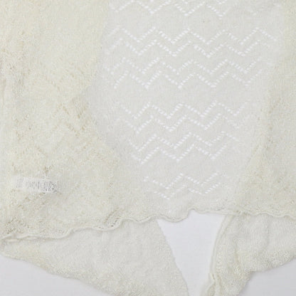 Womens UK Size 12 M&Co White Cardigan Jumper
