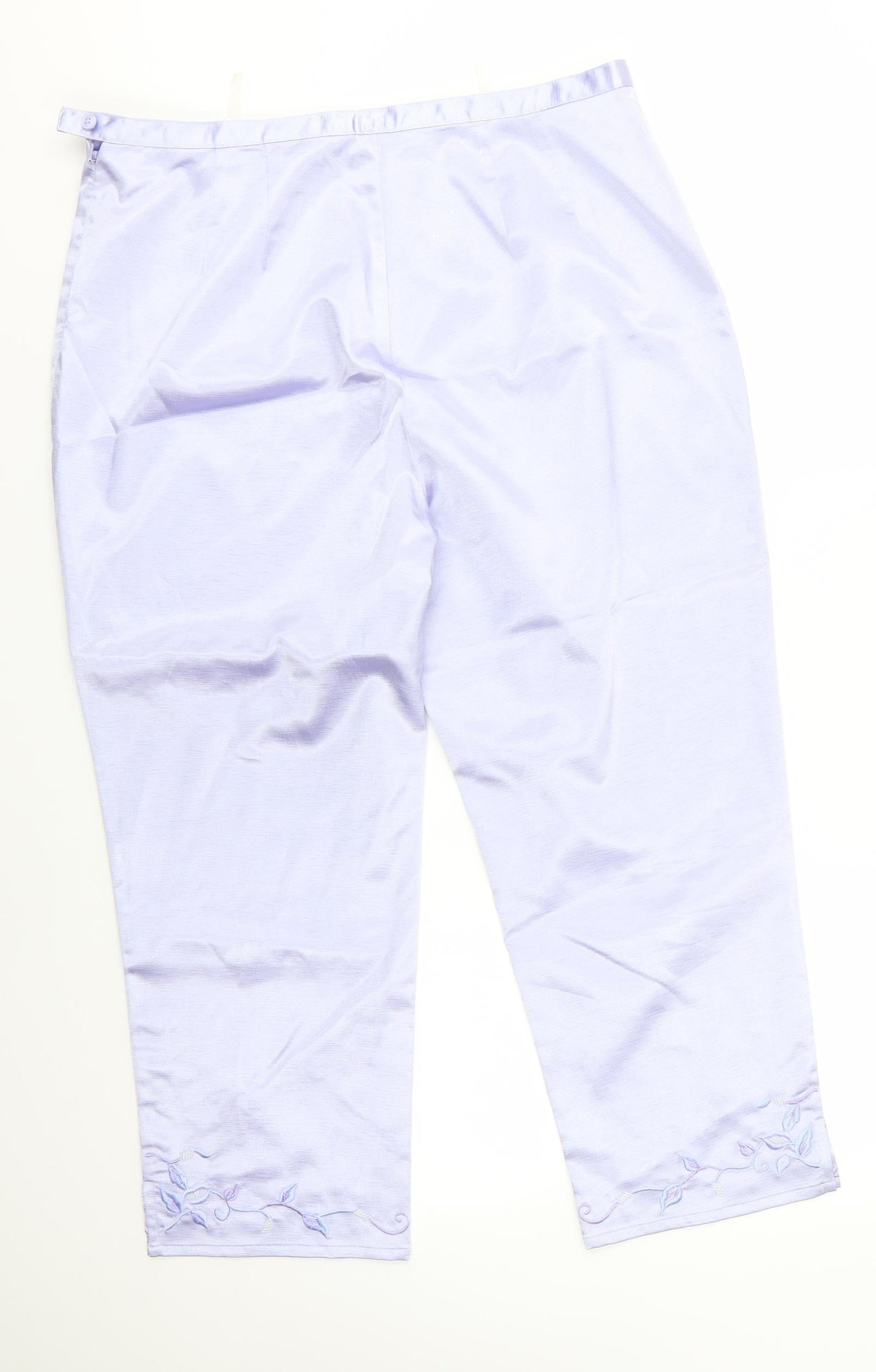 Womens UK Size 18 Together Regular Fit  Purple Trousers