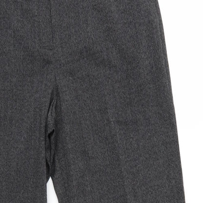Womens UK Size 16 BHS Regular Fit Dress Pants Grey Trousers