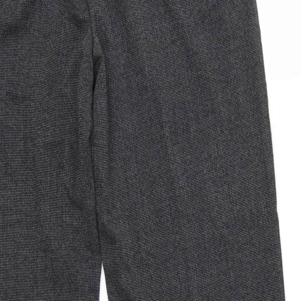 Womens UK Size 16 BHS Regular Fit Dress Pants Grey Trousers