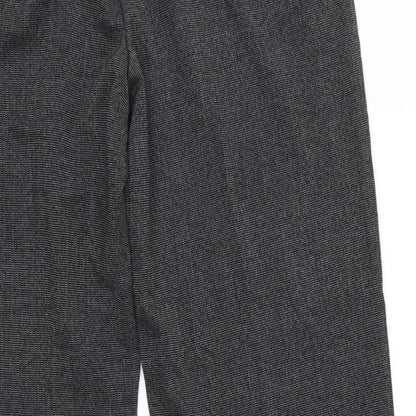 Womens UK Size 16 BHS Regular Fit Dress Pants Grey Trousers