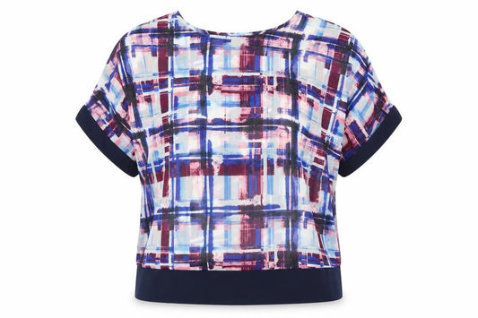 Womens UK Size 14 Avon Multicoloured Basic Blouse