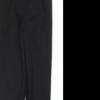 George Girls Black  Viscose Carpenter Trousers Size 6-7 Years L20 in Regular Zip
