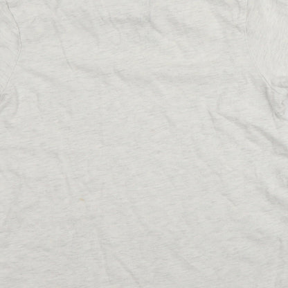 TU Boys Beige  Cotton Basic T-Shirt Size 5-6 Years Round Neck