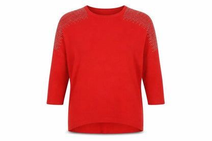 Womens UK Size L TU Red Tunic Jumper