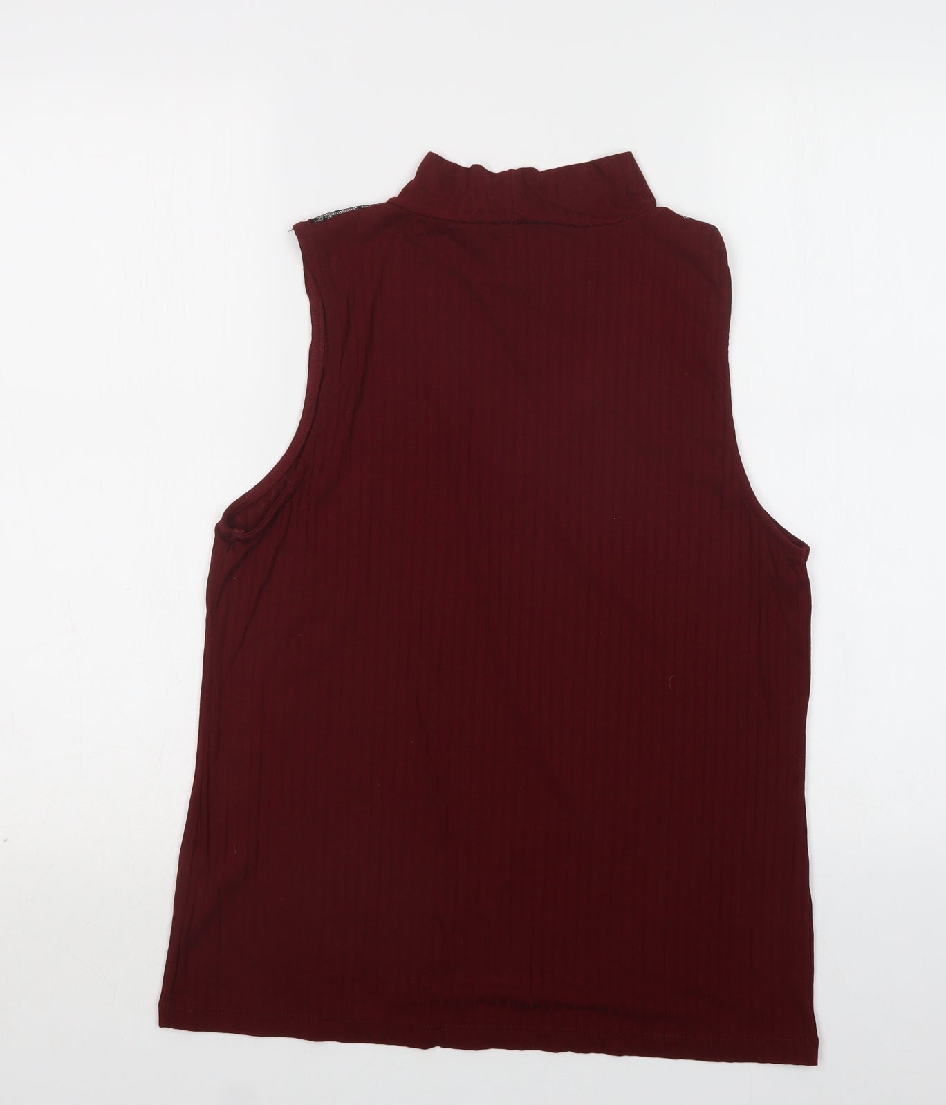 Womens UK Size L Select Red Basic Blouse