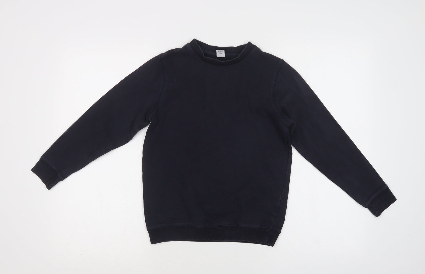 TU Boys Blue  Cotton Pullover Sweatshirt Size 9 Years   - School Wear
