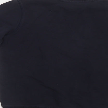 TU Boys Blue  Cotton Pullover Sweatshirt Size 9 Years   - School Wear