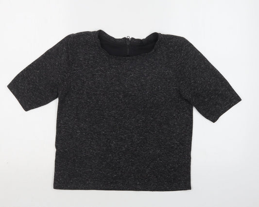 Womens UK Size 8 Topshop Grey Pullover Jumper