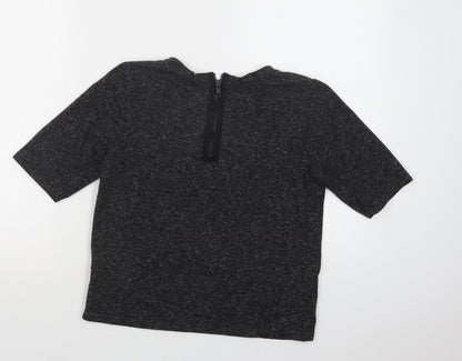 Womens UK Size 8 Topshop Grey Pullover Jumper