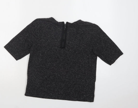 Womens UK Size 8 Topshop Grey Pullover Jumper