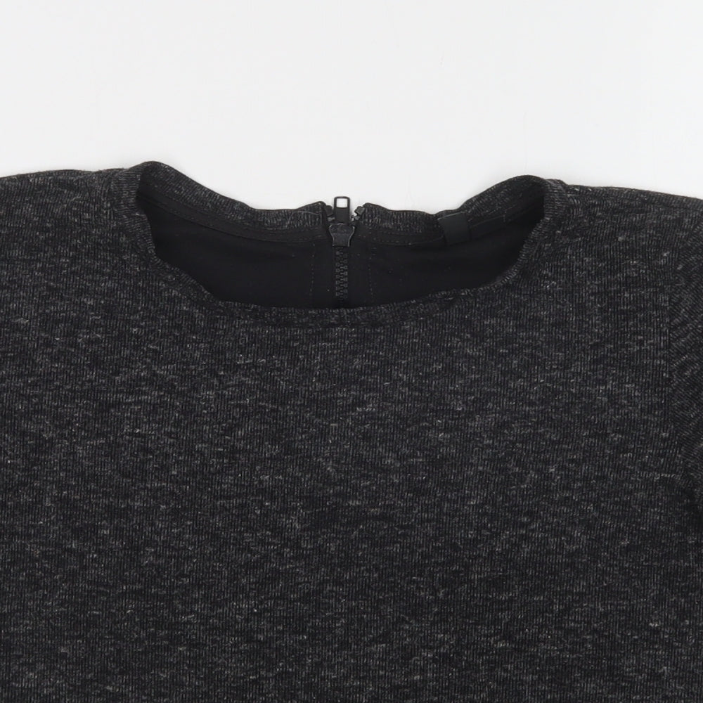 Womens UK Size 8 Topshop Grey Pullover Jumper