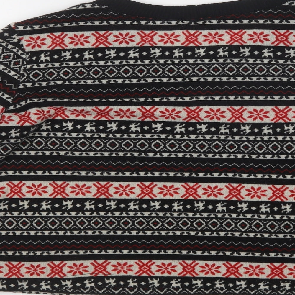 Womens UK Size S Pins & Needles Black Pullover Jumper