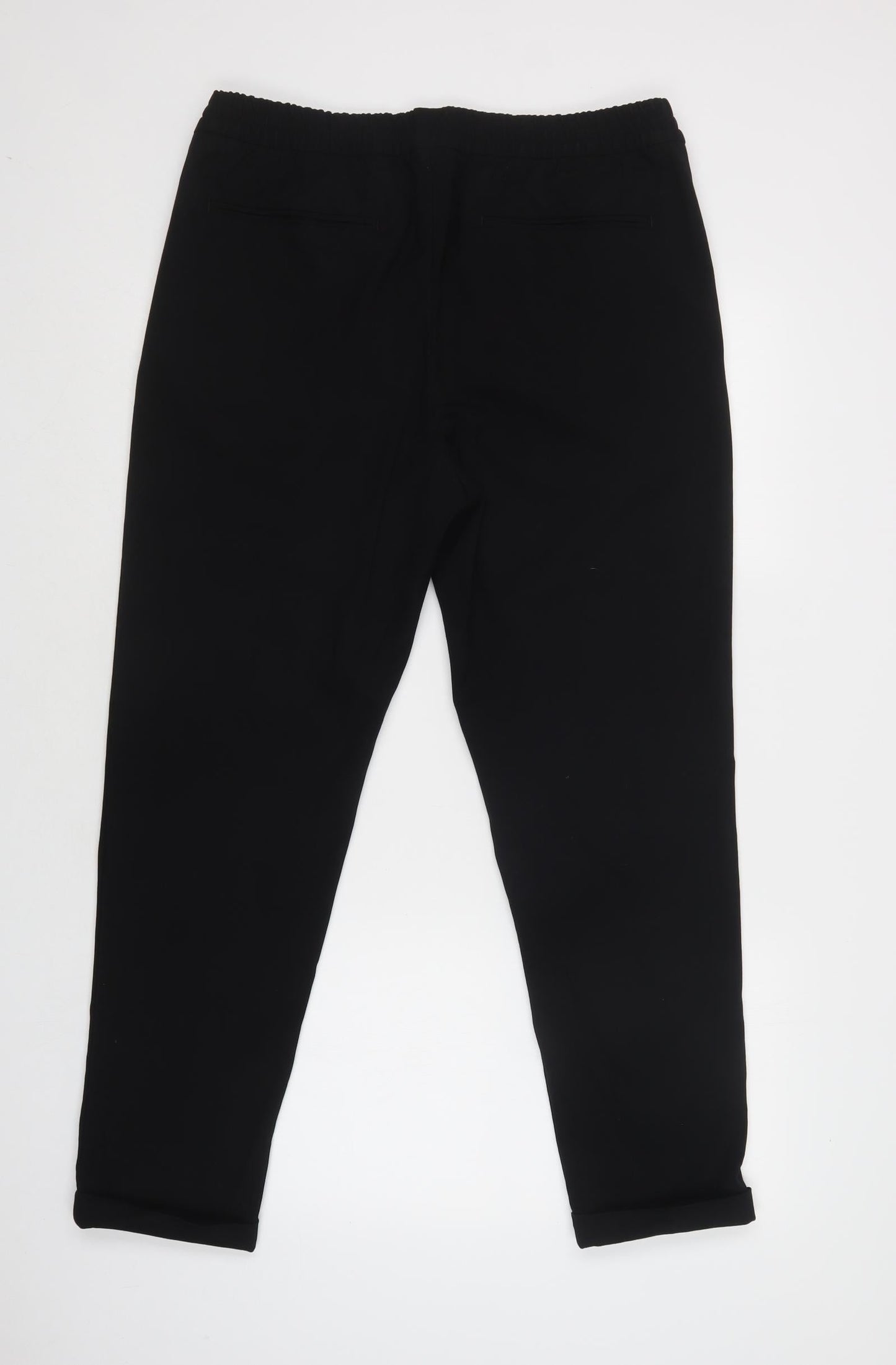 Womens UK Size L H&M Regular Fit Jegging Black Trousers