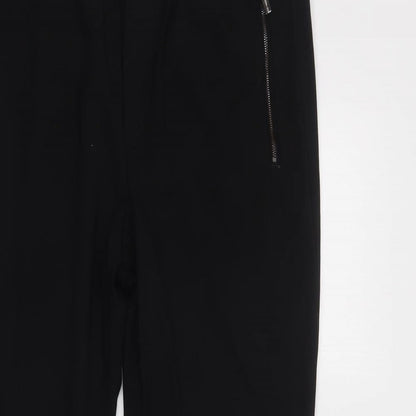 Womens UK Size L H&M Regular Fit Jegging Black Trousers