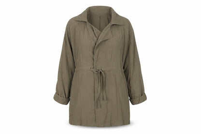 Womens UK Size 12 Primark Green Overcoat