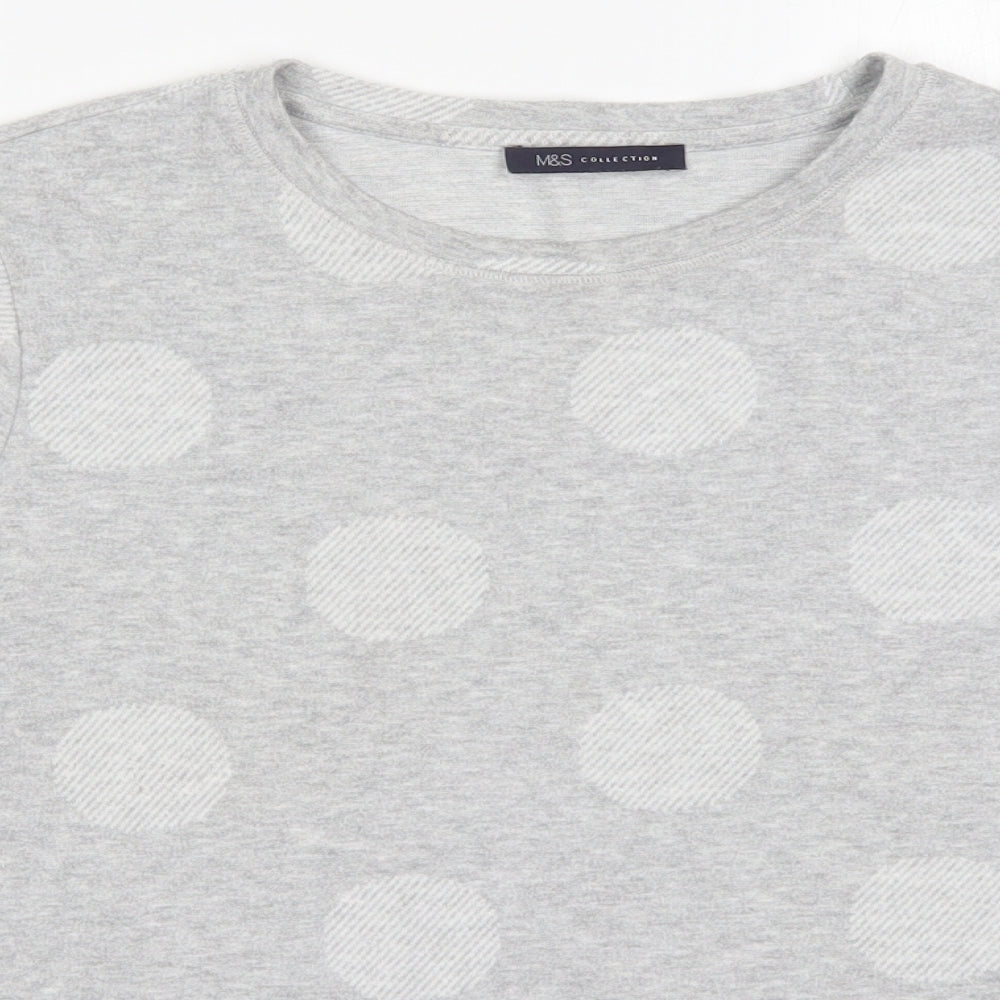 Womens UK Size 14 Marks and Spencer Grey Pullover Jumper