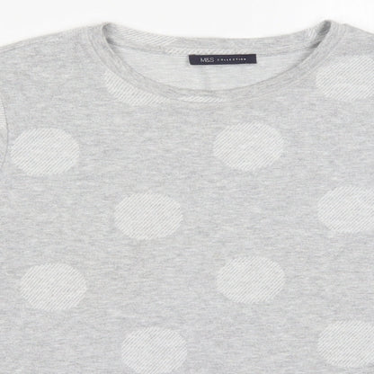 Womens UK Size 14 Marks and Spencer Grey Pullover Jumper