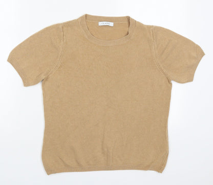 Womens UK Size 12 Marks and Spencer Beige Pullover Jumper
