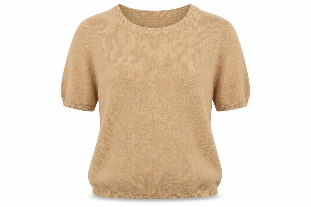 Womens UK Size 12 Marks and Spencer Beige Pullover Jumper