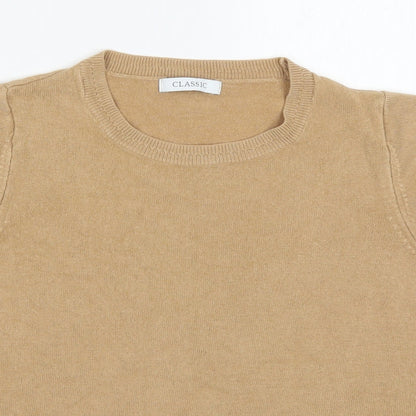 Womens UK Size 12 Marks and Spencer Beige Pullover Jumper