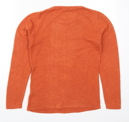 Womens UK Size S Anna Rose Orange Pullover Jumper