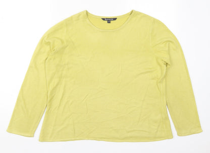 Womens UK Size 16 Bonmarché Green Pullover Jumper