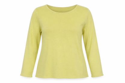 Bonmarché Womens Green Round Neck Acrylic Pullover Jumper Size 16