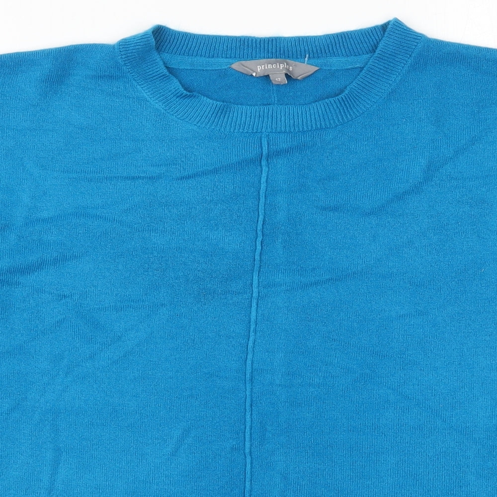 Womens UK Size 12 Principles Blue Pullover Jumper