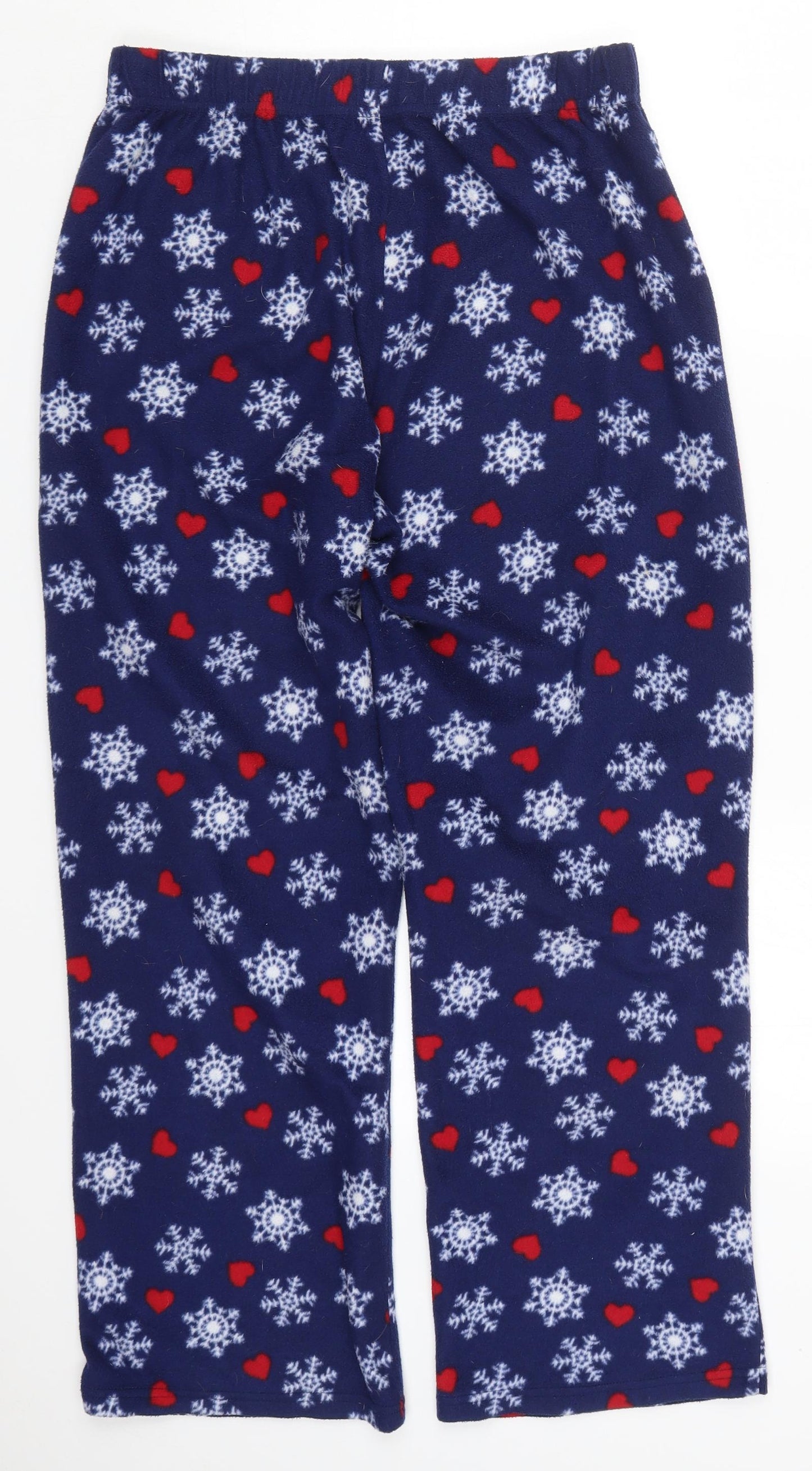 Womens UK Size M Preworn Regular Fit  Blue Trousers